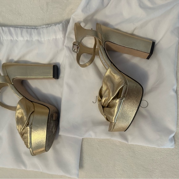 JIMMY CHOOSE Heloise 120 ONLY ONCE SIZE 37.5 - Picture 5 of 6